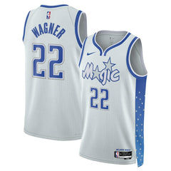 Nike Franz Wagner Orlando Magic Unisex 2025/26 Swingman Jersey Silver City Edition