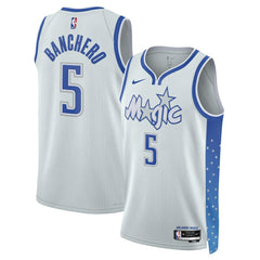 Nike Paolo Banchero Orlando Magic Unisex 2025/26 Swingman Jersey Silver City Edition