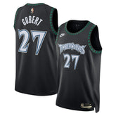 Nike Rudy Gobert Minnesota Timberwolves Unisex Swingman Jersey Classic Edition Black