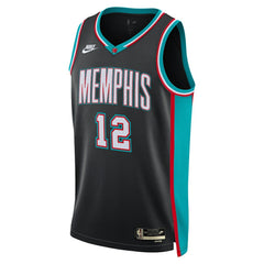 Nike Ja Morant Memphis Grizzlies Unisex Swingman Jersey Classic Edition Black