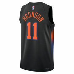 Jalen Brunson New York Knicks Jordan Brand Unisex Swingman Jersey Statement Edition Black