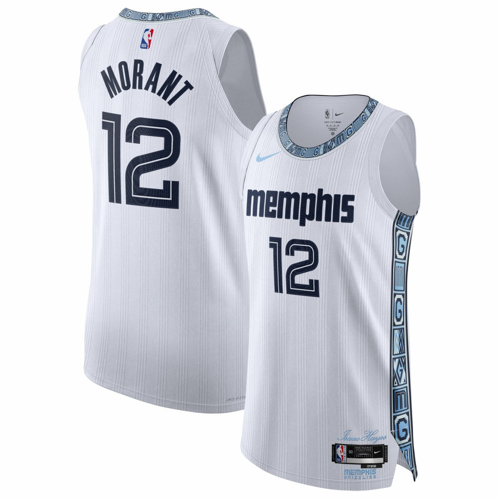 Nike Ja Morant Memphis Grizzlies Unisex 2025/26 Authentic Jersey City Edition White
