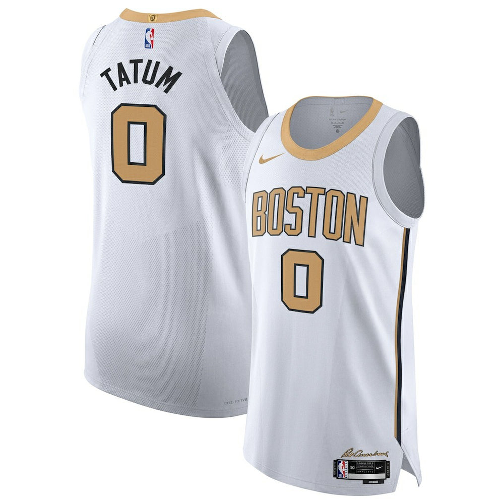 Nike Jayson Tatum Boston Celtics Unisex 2025/26 Authentic Jersey City Edition White