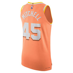 Nike Donovan Mitchell Cleveland Cavaliers Unisex 2025/26 Authentic Jersey City Editi- Orange