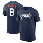 Christian Walker Houston Astros Nike 2025 City Connect Fuse Name & Number T-Shirt Sale