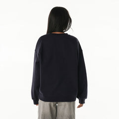 Dallas Cowboys The Wild Collective Women's Rock Crystal Oversized Crewneck Sweatshirt - Navy - NFL