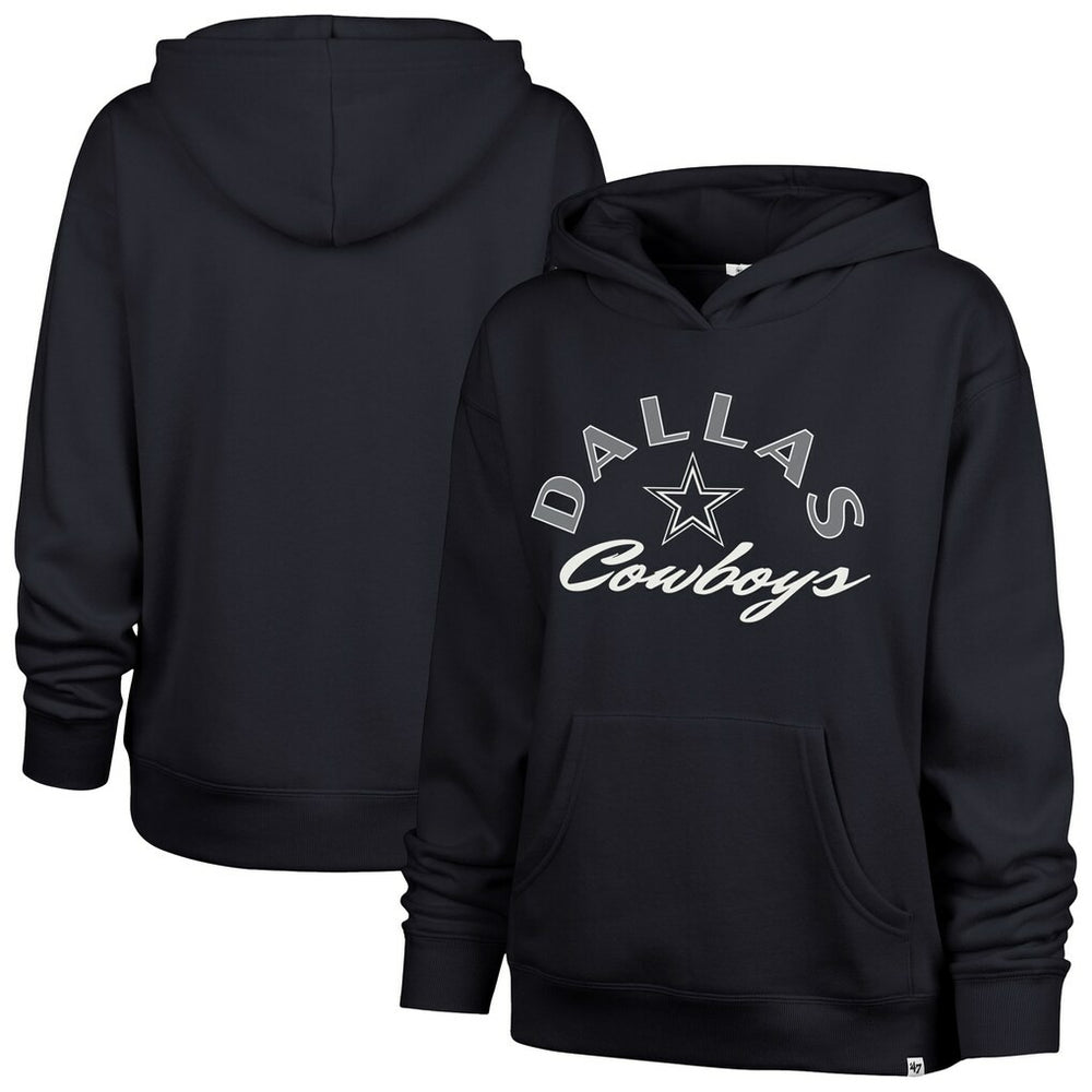 Dallas Cowboys '47 Women's Whirlwind Naomi Pullover Hoodie - Navy - 47 brand