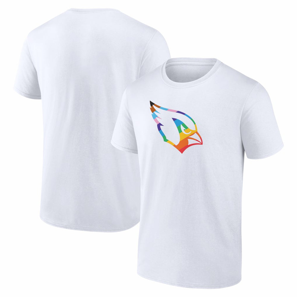 Arizona Cardinals Logo Pride T-Shirt - White - NFL