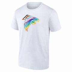 Atlanta Falcons Logo Pride T-Shirt - White - NFL