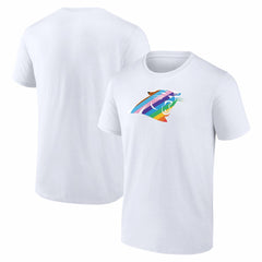 Carolina Panthers Logo Pride T-Shirt - White - NFL