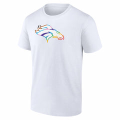 Denver Broncos Logo Pride T-Shirt - White - NFL