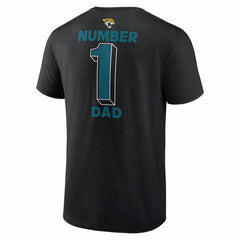Jacksonville Jaguars #1 Dad Jersey T-Shirt - Black - NFL