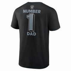 Las Vegas Raiders #1 Dad Jersey T-Shirt - Black - NFL