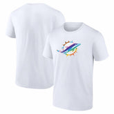 Miami Dolphins Logo Pride T-Shirt - White - NFL