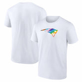 New England Patriots Logo Pride T-Shirt - White - NFL
