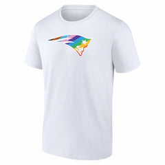 New England Patriots Logo Pride T-Shirt - White - NFL