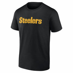 Pittsburgh Steelers #1 Dad Jersey T-Shirt - Black - NFL