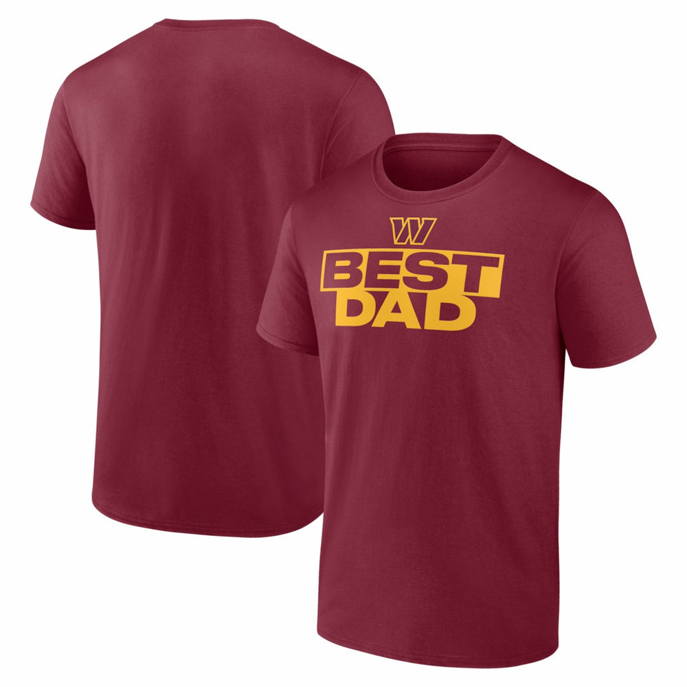 Washington Commanders Greatest Dad T-Shirt - Burgundy - NFL