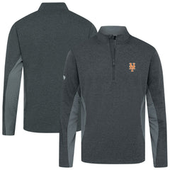 New York Mets Levelwear Waffle Insignia 2.0 Quarter-Zip Pullover Sale