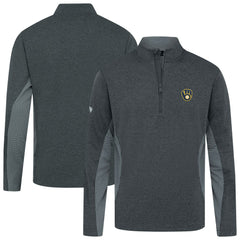 Milwaukee Brewers Levelwear Waffle Insignia 2.0 Quarter-Zip Pullover Online