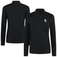 St. Louis Cardinals Levelwear Women's Power Insignia 2.0 Quarter-Zip Pullover Top Online
