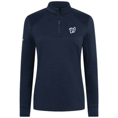 Washington Nationals Levelwear Women's Power Insignia 2.0 Quarter-Zip Pullover Top Discount