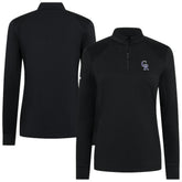 Colorado Rockies Levelwear Women's Power Insignia 2.0 Quarter-Zip Pullover Top Outlet
