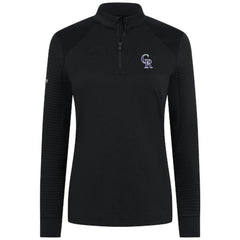 Colorado Rockies Levelwear Women's Power Insignia 2.0 Quarter-Zip Pullover Top Outlet
