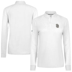 San Diego Padres Levelwear Women's Power Insignia 2.0 Quarter-Zip Pullover Top Online