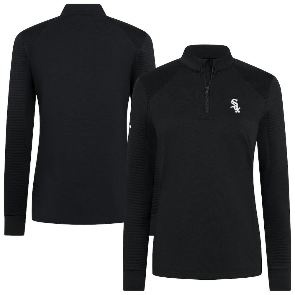 Chicago White Sox Levelwear Women's Power Insignia 2.0 Quarter-Zip Pullover Top Discount