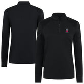 Los Angeles Angels Levelwear Women's Power Insignia 2.0 Quarter-Zip Pullover Top Sale
