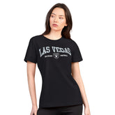 Las Vegas Raiders G-III 4Her by Carl Banks Women's Super-Slim Lightweight Winning Crew T-Shirt - Black - NFL
