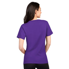 Minnesota Vikings G-III 4Her by Carl Banks Women's Super-Slim Lightweight Winning Crew T-Shirt - Purple - NFL