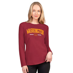 Washington Commanders G-III 4Her by Carl Banks Women's Best Play Long Sleeve T-Shirt - Burgundy - NFL