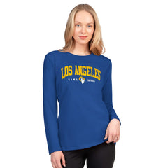 Los Angeles Rams G-III 4Her by Carl Banks Women's Best Play Long Sleeve T-Shirt - Royal - NFL