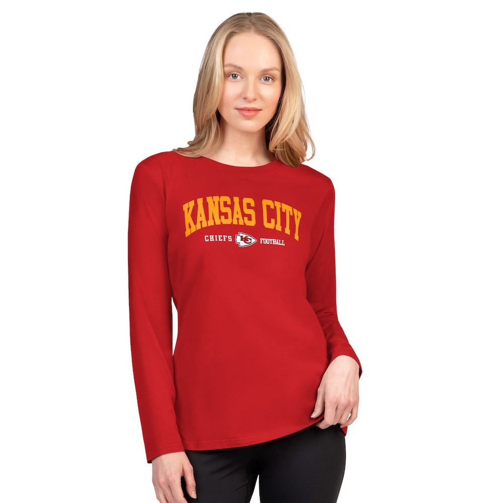 Kansas City Chiefs G-III 4Her by Carl Banks Women's Best Play Long Sleeve T-Shirt - Red - NFL