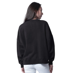 Carolina Panthers G-III 4Her by Carl Banks Women's Oversized Feud Sweatshirt - Black - NFL
