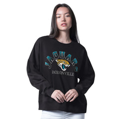 Jacksonville Jaguars G-III 4Her by Carl Banks Women's Oversized Feud Sweatshirt - Black - NFL