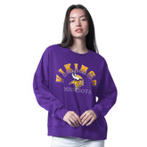 Minnesota Vikings G-III 4Her by Carl Banks Women's Oversized Feud Sweatshirt - Purple - NFL
