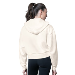 Denver Broncos MSX by Michael Strahan Women's Eleanor Full-Zip Hoodie - Cream - NFL