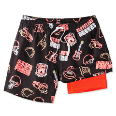 Cleveland Browns Chubbies The Neon 5.5" Classic Lined Swim Trunks - Brown - NFL