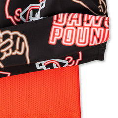 Cleveland Browns Chubbies The Neon 5.5" Classic Lined Swim Trunks - Brown - NFL