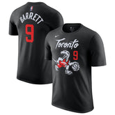 Nike RJ Barrett Toronto Raptors Unisex 2025/26 City Edition Name & Number T-Shirt Black