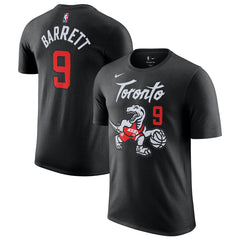 Nike RJ Barrett Toronto Raptors Unisex 2025/26 City Edition Name & Number T-Shirt Black