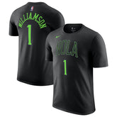 Nike Zion Williamson New Orleans Pelicans Unisex 2025/26 City Edition Name & Number T-Shirt Black
