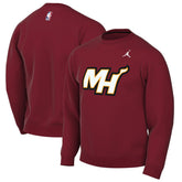 Miami Heat Jordan Brand Statement Edition Sweatshirt Red