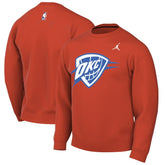 Oklahoma City Thunder Jordan Brand Statement Edition Sweatshirt Orange