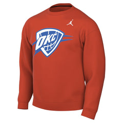 Oklahoma City Thunder Jordan Brand Statement Edition Sweatshirt Orange