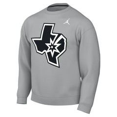 San Antonio Spurs Jordan Brand Statement Edition Sweatshirt Silver