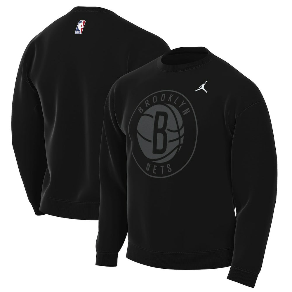 Brooklyn Nets Jordan Brand Statement Edition Sweatshirt Black